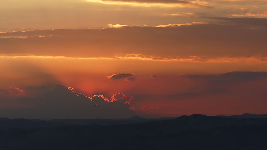 jordan, sunset, cloud, israel, sky, beauty in nature, cloud - sky HD wallpaper