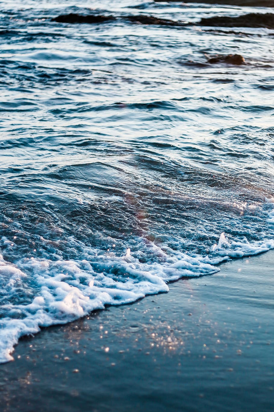 sea, ocean, water, waves, nature, coast, beach, shore, waterfront HD wallpaper