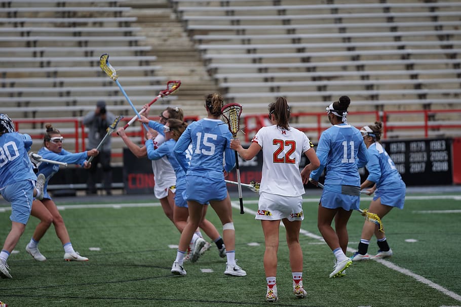 people playing lacrosse, human, person, sports, team sport, tennis racket HD wallpaper