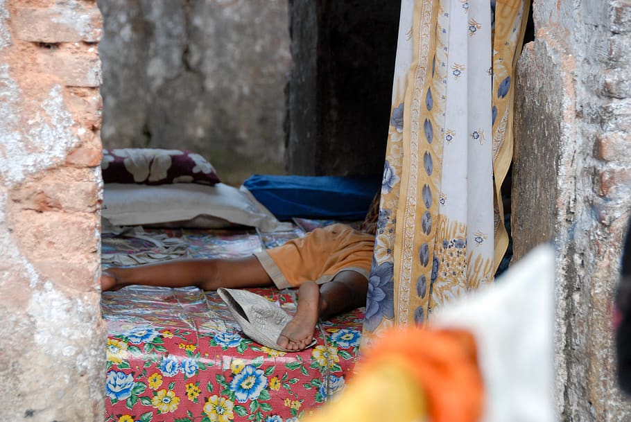 bangladesh, dhaka, asia, sleeping, legs, nap, relaxation, one person, HD wallpaper
