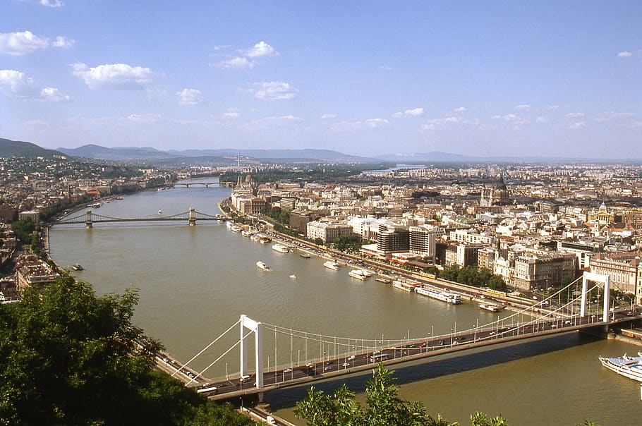 hungary, budapest, danube, architecture, built structure, building exterior HD wallpaper