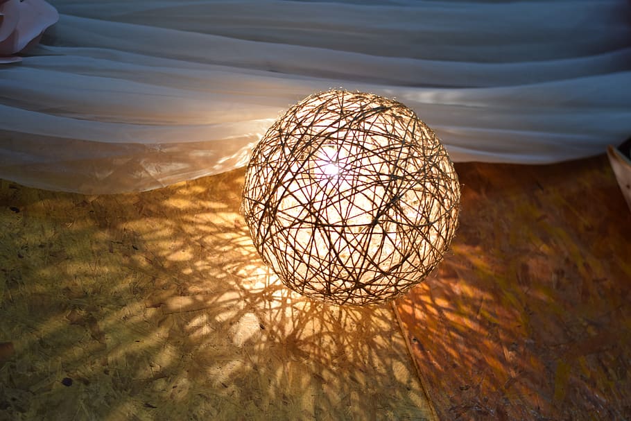 ball, light, wall, decor, no people, nature, sunlight, sphere HD wallpaper