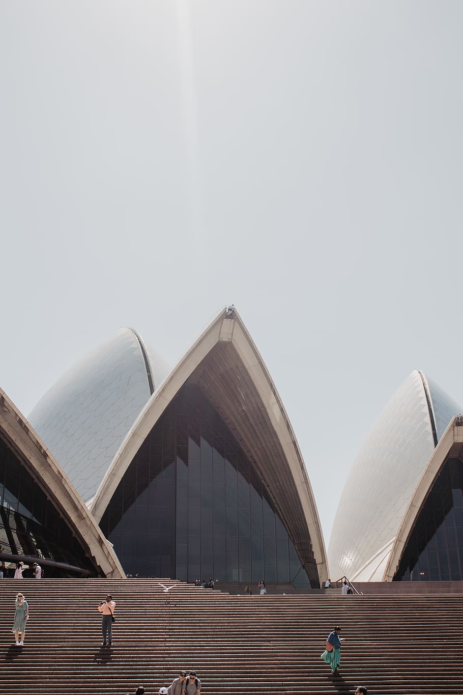 Sydney Opera House, architecture, built structure, sky, real people HD wallpaper