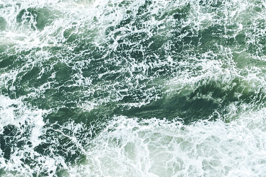 ocean waves, sea, water, sport, motion, surfing, aquatic sport HD wallpaper