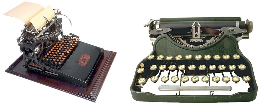 writer, type, typer, old, typewriter, object, key, retro styled HD wallpaper