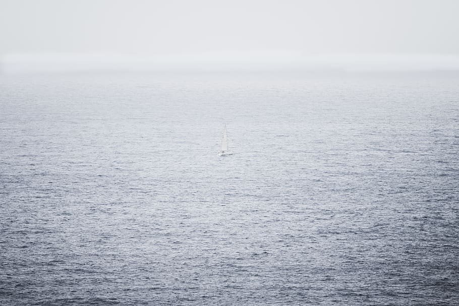 spain, pollença, cap formentor, dom, sea, sailing, boat, water HD wallpaper