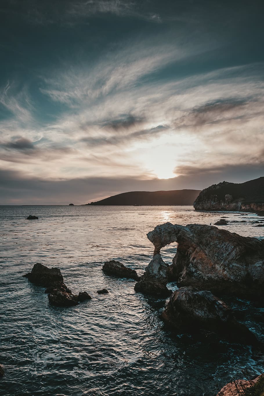 Body of Water, beach, clouds, coast, dawn, daylight, evening HD wallpaper