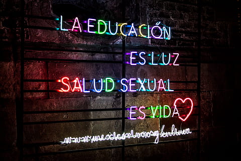 Lighted Neon Led Signages, artsy, conceptual, dark, design, electric light HD wallpaper