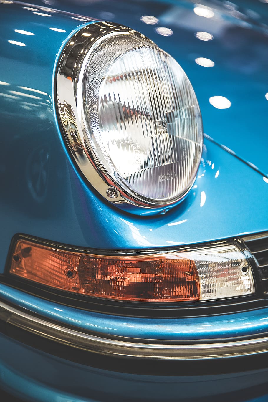 vehicle headlight, land vehicle, car, vintage car, motor vehicle HD wallpaper
