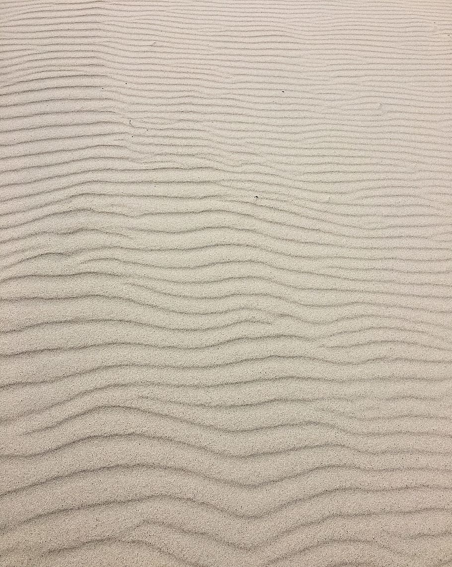 Ripples in Brown Sand, abstract, abstract background, arid, barren HD wallpaper