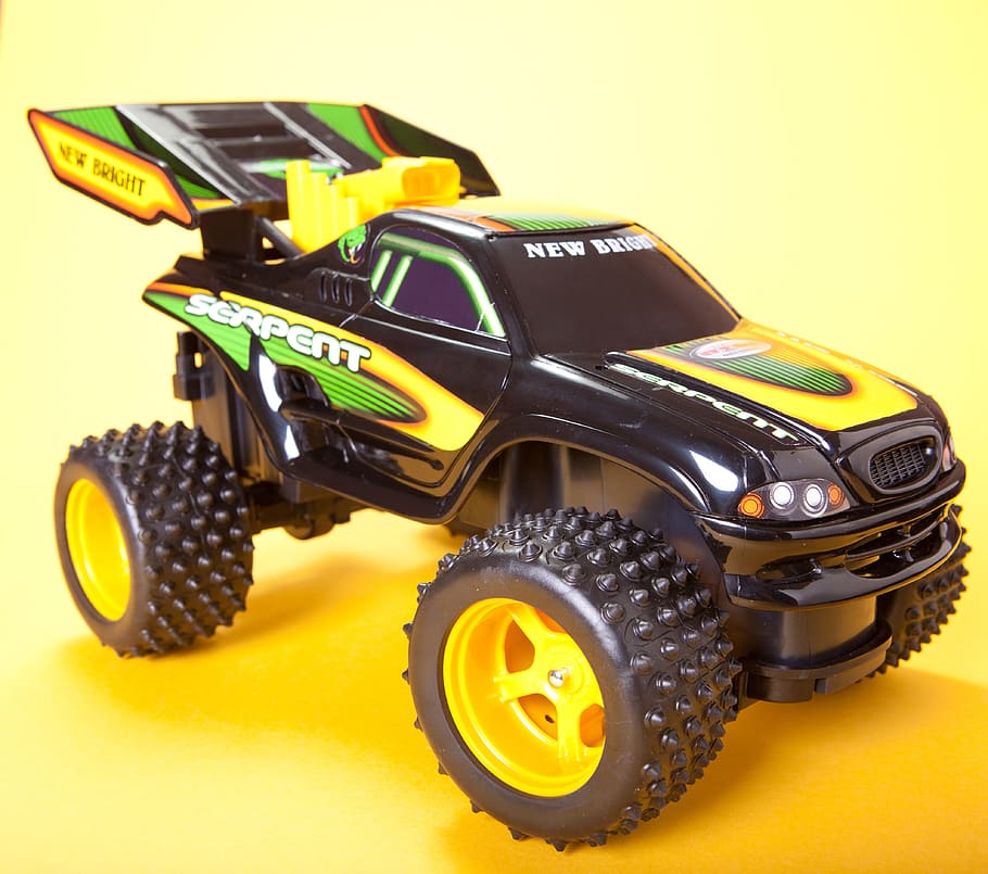 auto, automobile, car, drive, toy, transport, wheel, yellow HD wallpaper