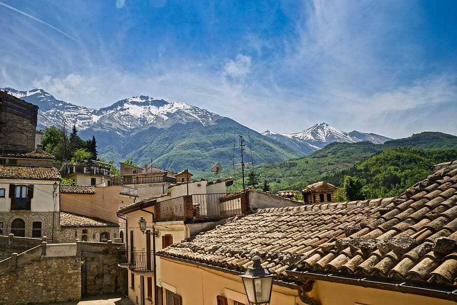 hdr, spring, italy, tiles, quite cool, landscapes, mountains HD wallpaper