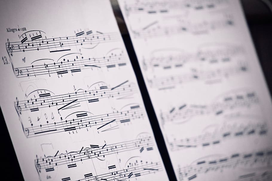 score, notes, music, melody, concert, performance, classic HD wallpaper