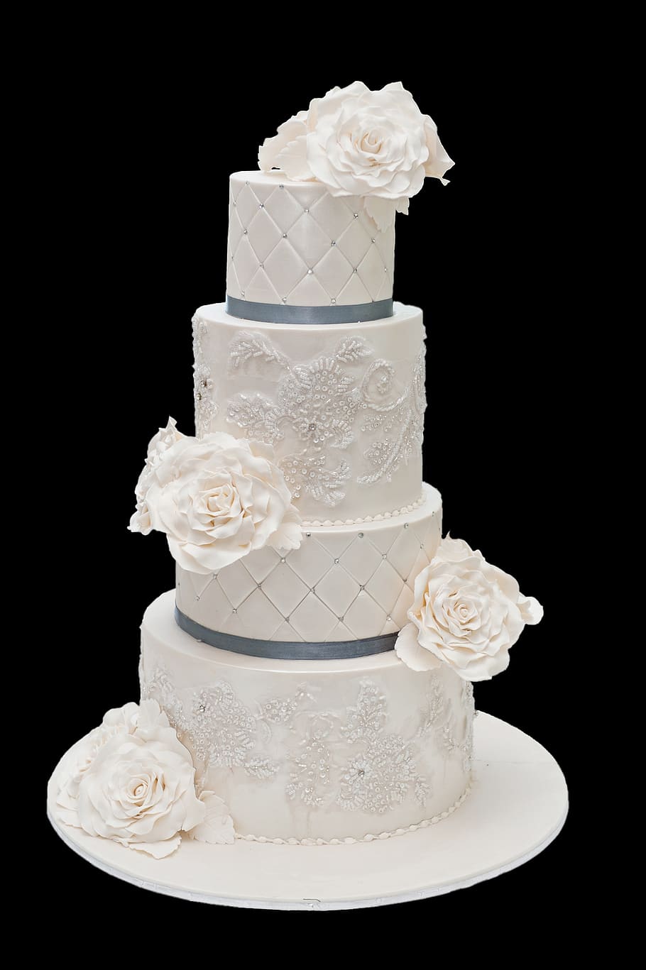 wedding cake, frosting, food, sweet, white, dessert, decoration, HD wallpaper