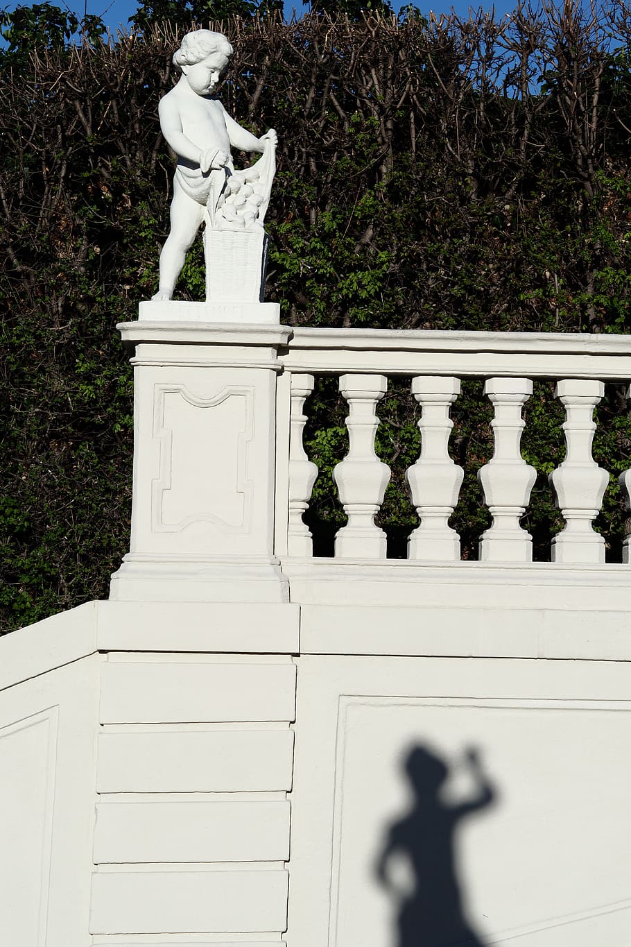 austria, vienna, park, metaphor, statue, baroque, belvedere HD wallpaper
