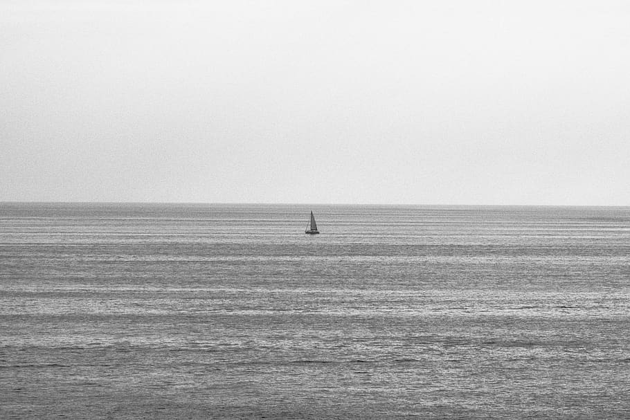 black and white, grey, greyscale, gradient, monochrome, minimal wallpaper HD wallpaper