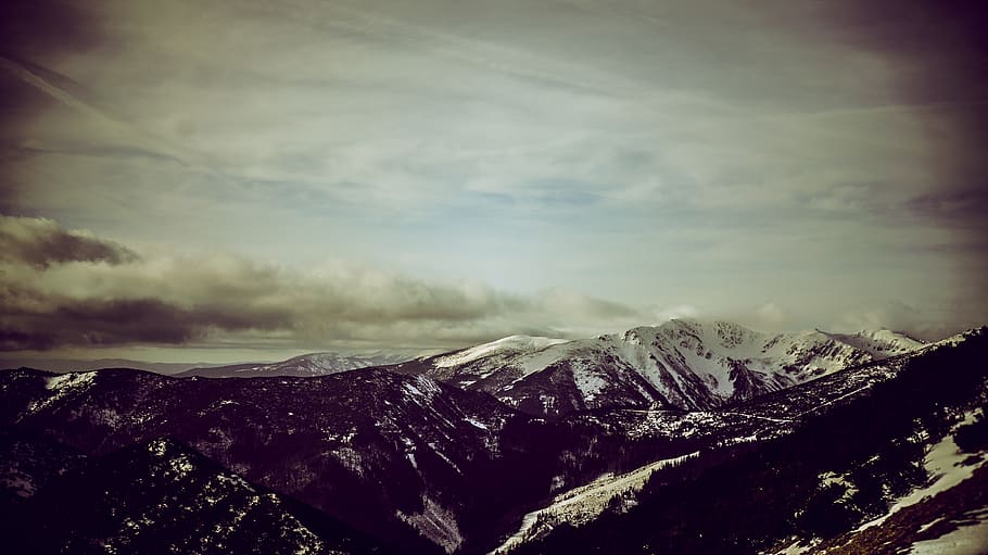 mountain, outdoors, nature, mountain range, peak, slope, ice HD wallpaper