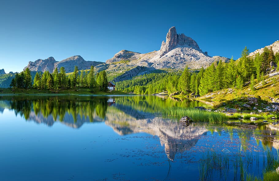 Landscape Photography of White Mountain, alpine, alps, calm, daylight, HD wallpaper