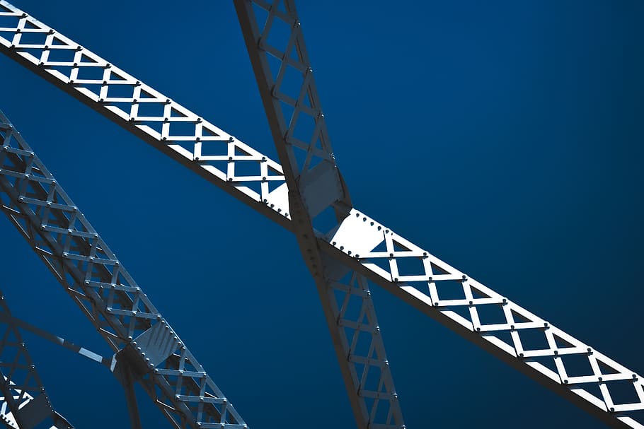 brace, bridge, minimalistic, minimalism, modern, contrast, dark HD wallpaper