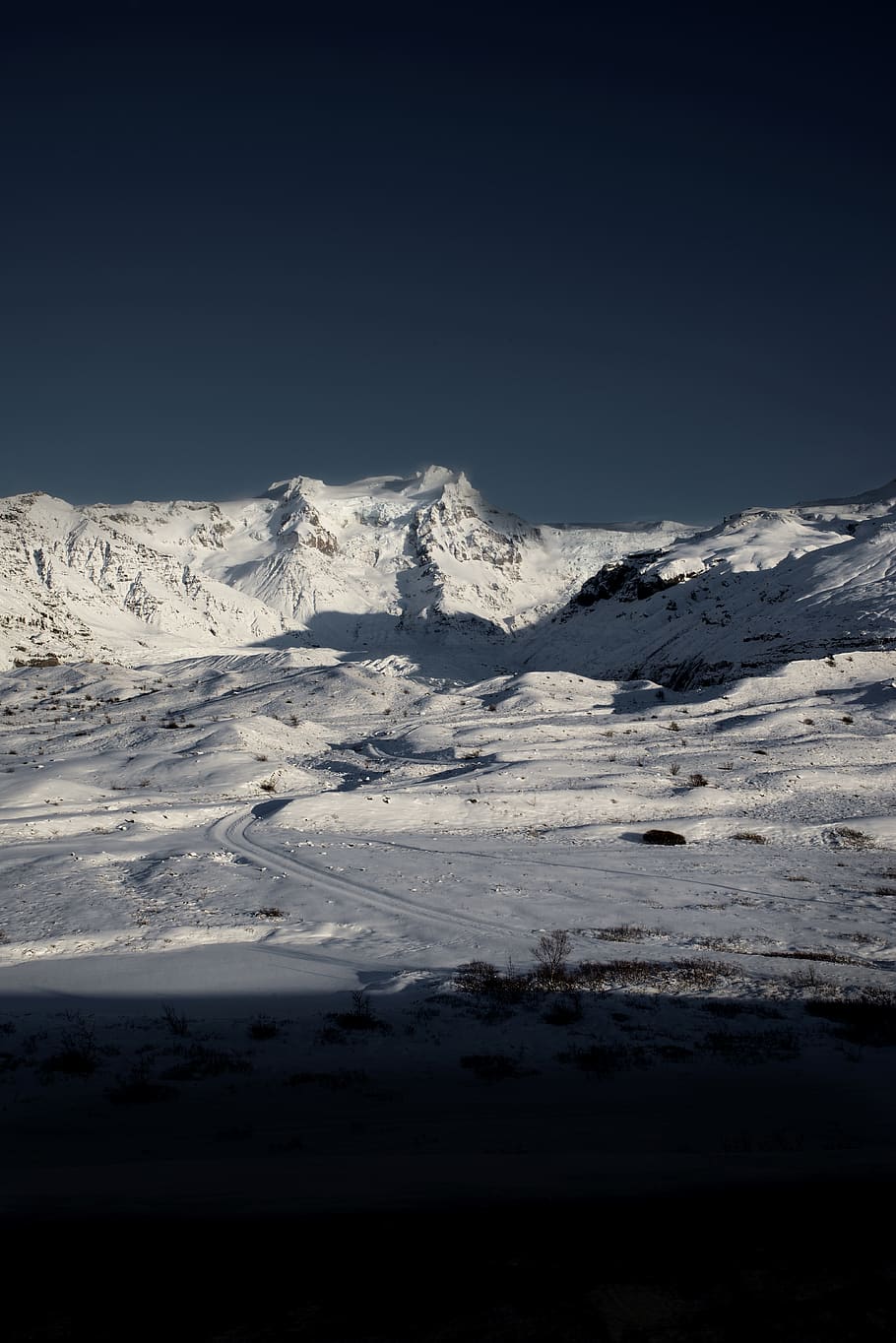 mountain covered with snow, cold temperature, winter, scenics - nature HD wallpaper