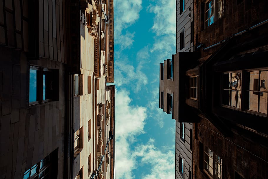 sky, building exterior, architecture, built structure, cloud - sky HD wallpaper