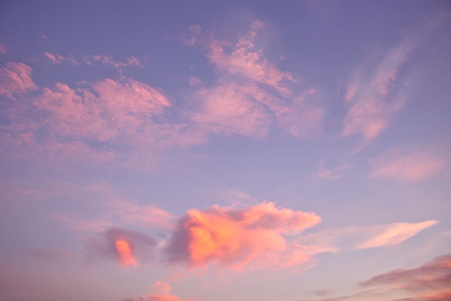 austria, eichgraben, orange, sky, sunset, clouds, cloud - sky HD wallpaper