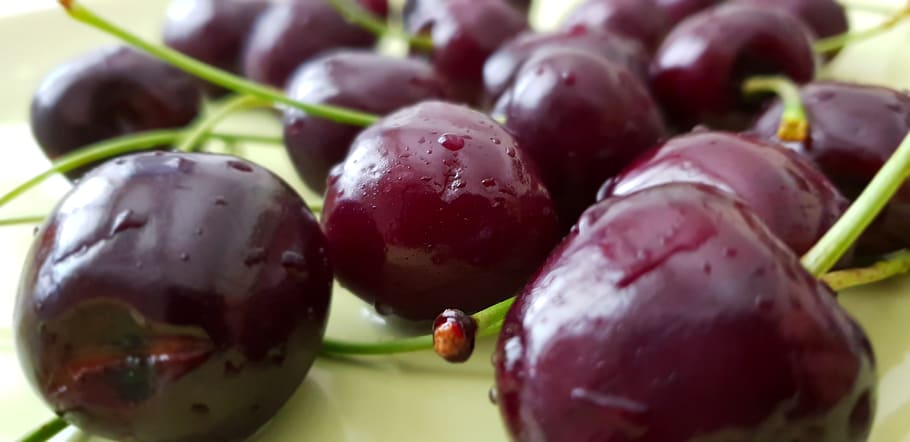 cherry, fruit, fresh, organic, delicious, fruits, healthy, nutrition HD wallpaper