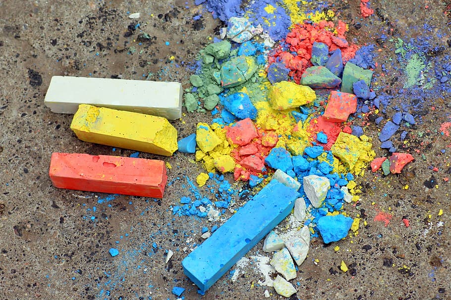 chalk, color, to draw, fun, creativity, education, creative HD wallpaper