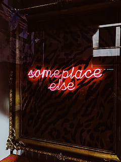 light, text, alphabet, advertisement, poster, book, neon, symbol HD wallpaper