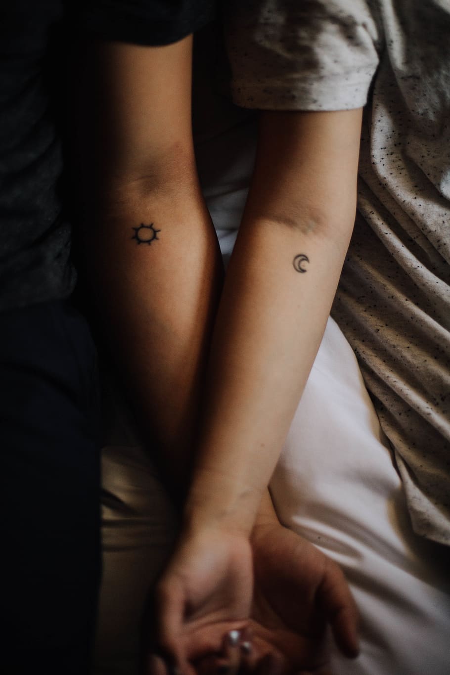 HD wallpaper: two persons showing their hand tattoos, human body part,  human hand | Wallpaper Flare