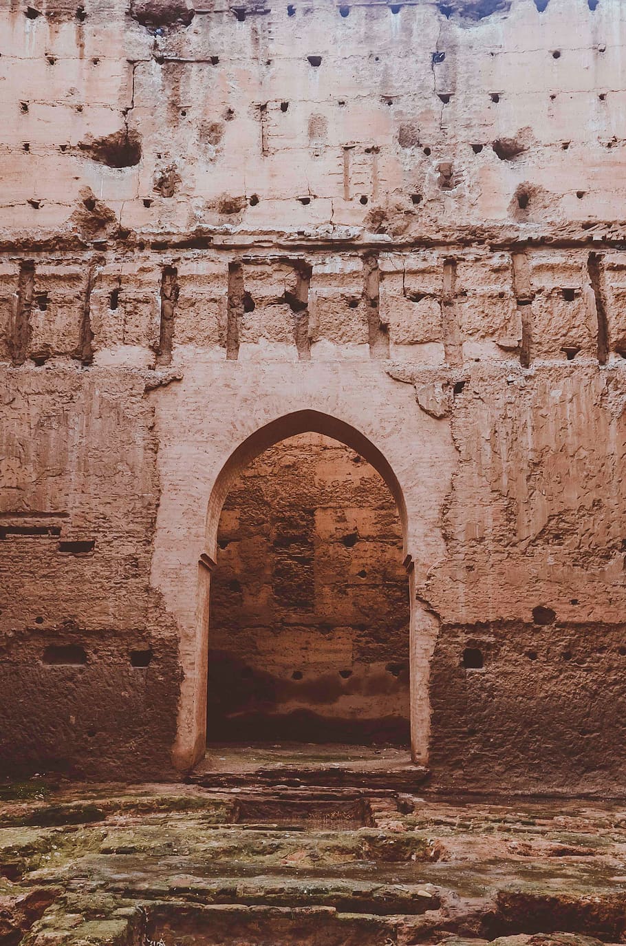 gray concrete arch, building, crypt, architecture, ruins, gate HD wallpaper