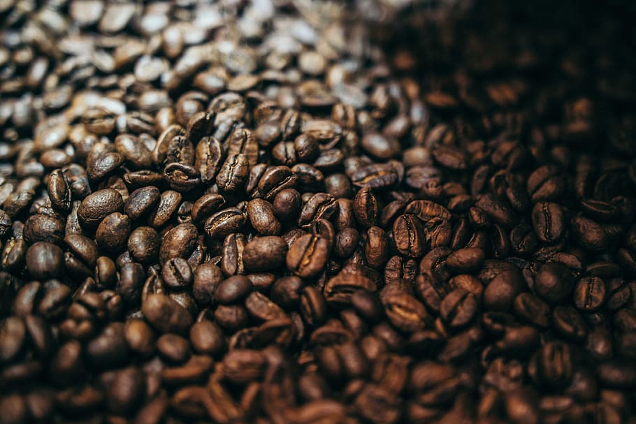 coffee beans, coffee - drink, food and drink, roasted coffee bean HD wallpaper