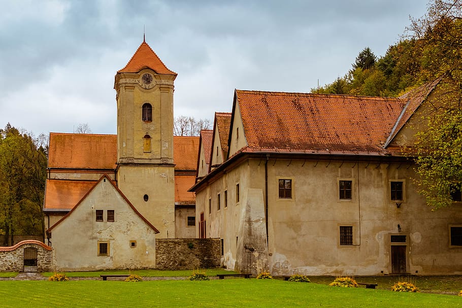 the red monastery, slovakia, monuments, architecture, building HD wallpaper