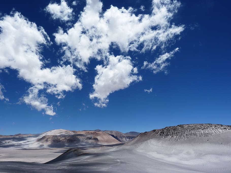 White Cloud, clouds, desert, sand, sky, cloud - sky, scenics - nature HD wallpaper