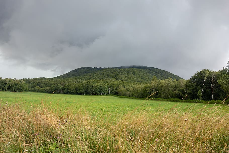 nature, auvergne, fields, landscape, france, holiday, mountain HD wallpaper