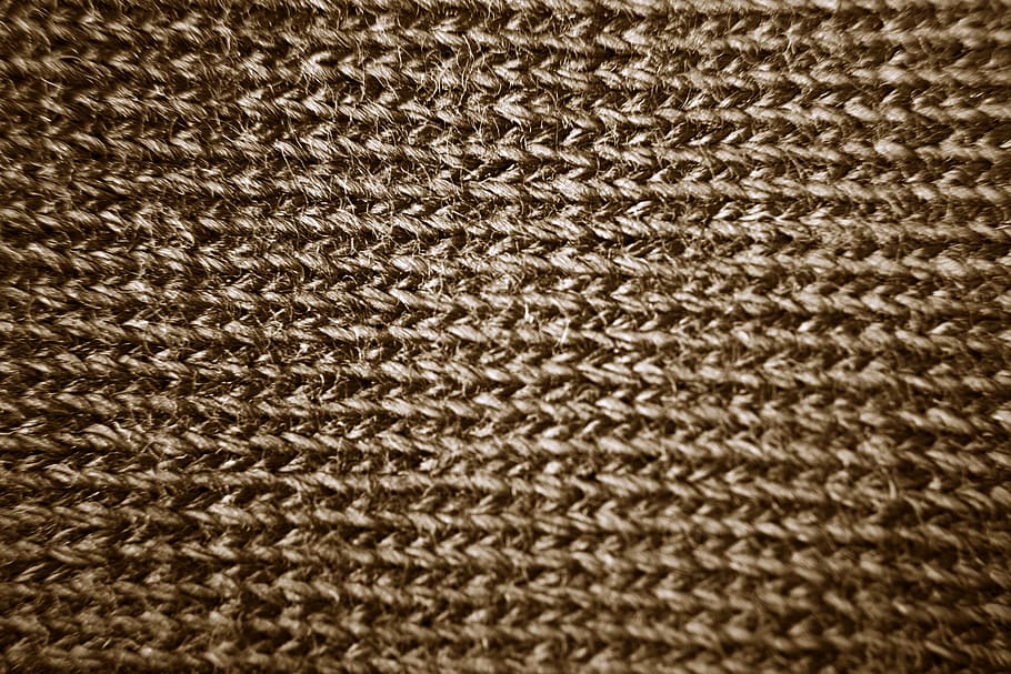 fabric, threads, brown, background, close-up, backgrounds, full frame HD wallpaper