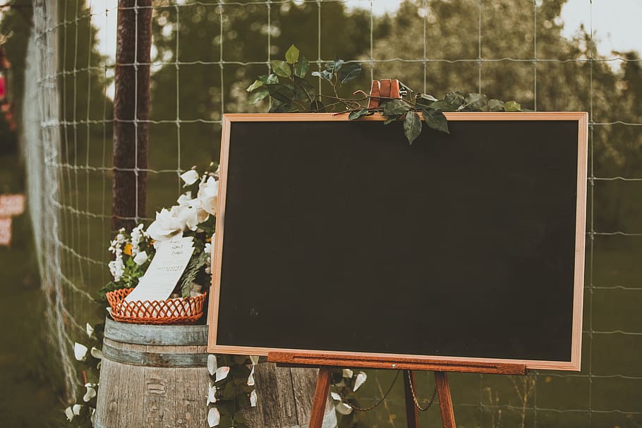 chalkboard, template, wedding, sign, wedding sign, marriage HD wallpaper