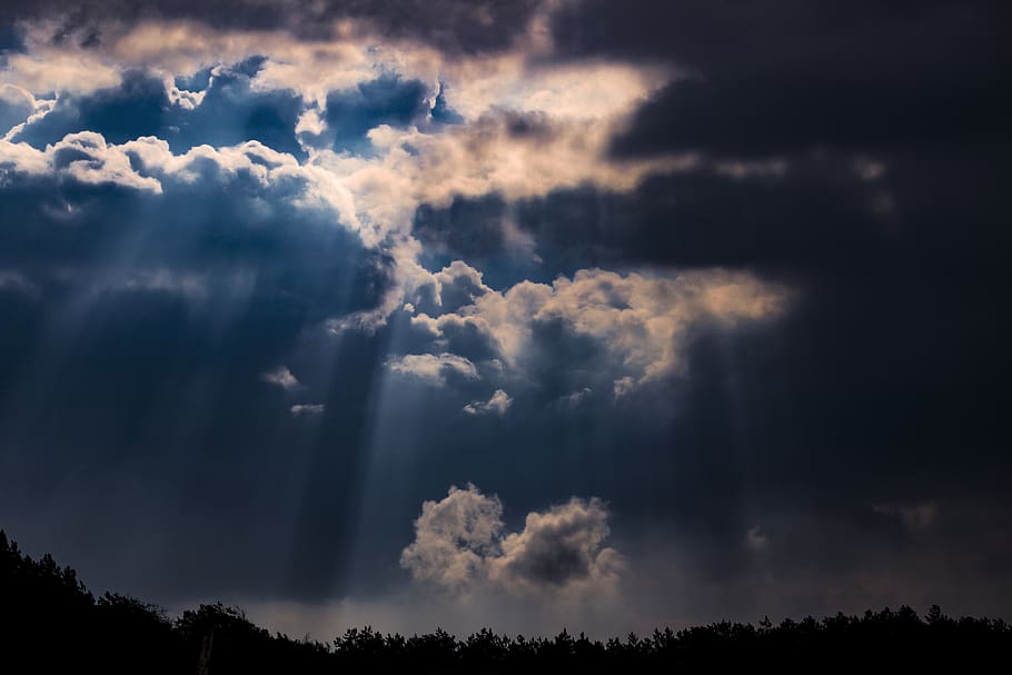 bulgaria, ahtopol, clouds, cloudscape, drama, light, sun, storm HD wallpaper