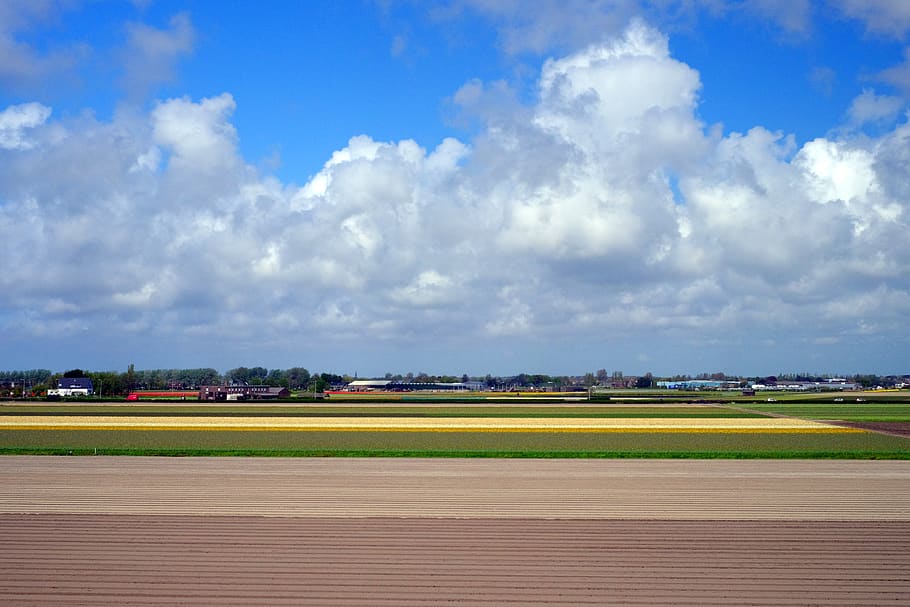 sky, cloud - sky, nature, airport runway, environment, landscape HD wallpaper