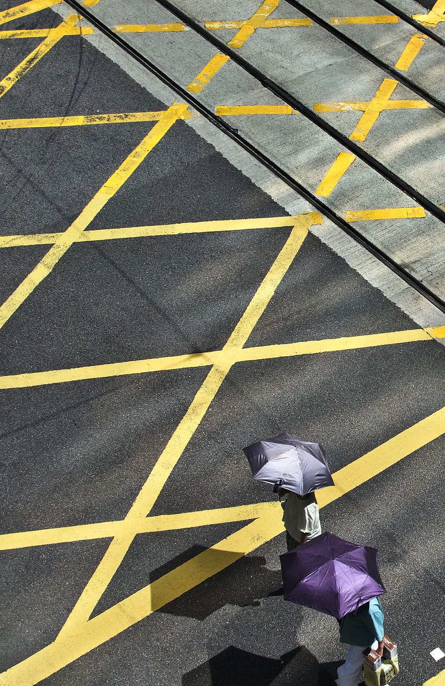 people walking and using umbrella, asphalt, tarmac, human, person HD wallpaper