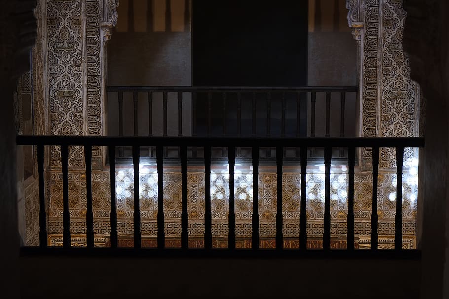 granada, alhambra, spain, light, window, mystic, indoors, curtain HD wallpaper