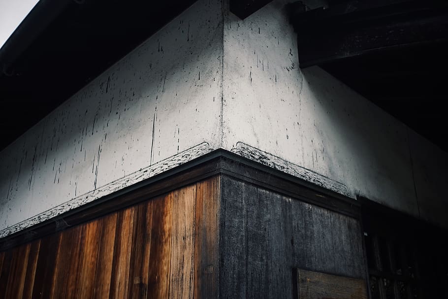 japan, wall, wabi sabi, wood, built structure, architecture