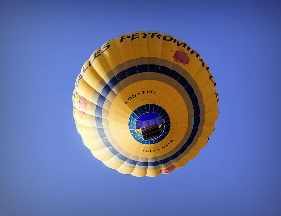balloon, aerostatic, fly, adventure, emotions, sky, weightless, HD wallpaper