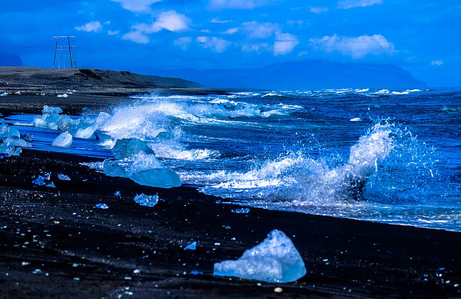 water, sea, motion, wave, splashing, beauty in nature, no people HD wallpaper