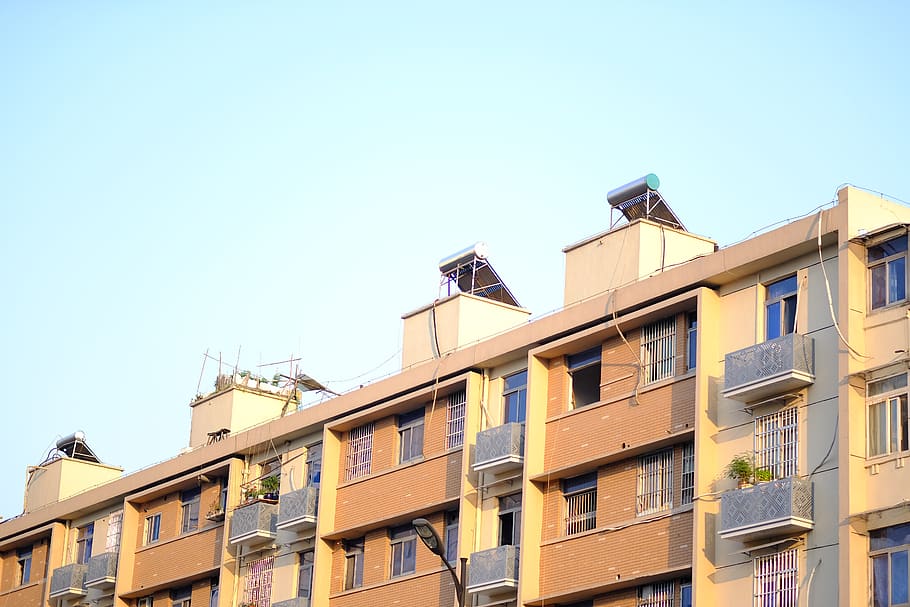 building exterior, architecture, built structure, sky, clear sky HD wallpaper