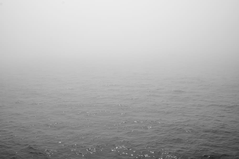 fog, water, sea, beauty in nature, scenics - nature, no people HD wallpaper