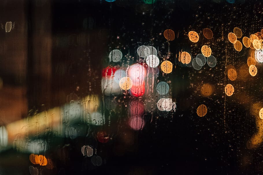 Bokeh Photography, arrangement, art, background, blur, dark, data HD wallpaper