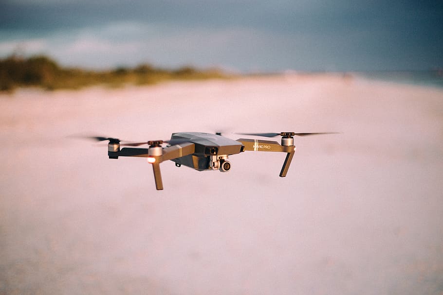 camera, drone, hd, helicopter, photography, blur, outdoor, beach HD wallpaper