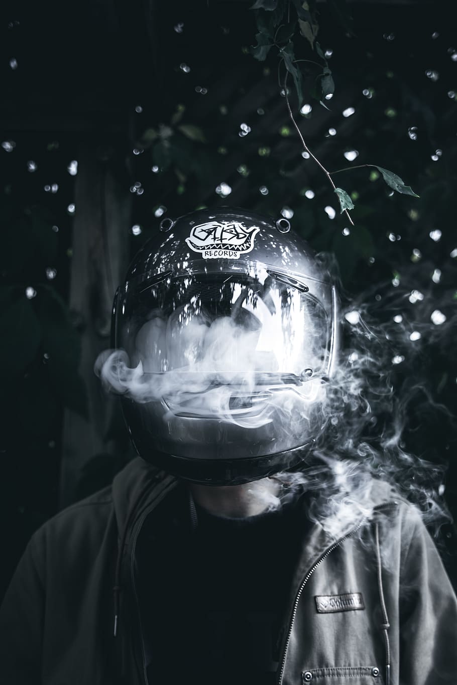 man wearing helmet, headshot, portrait, real people, one person HD wallpaper