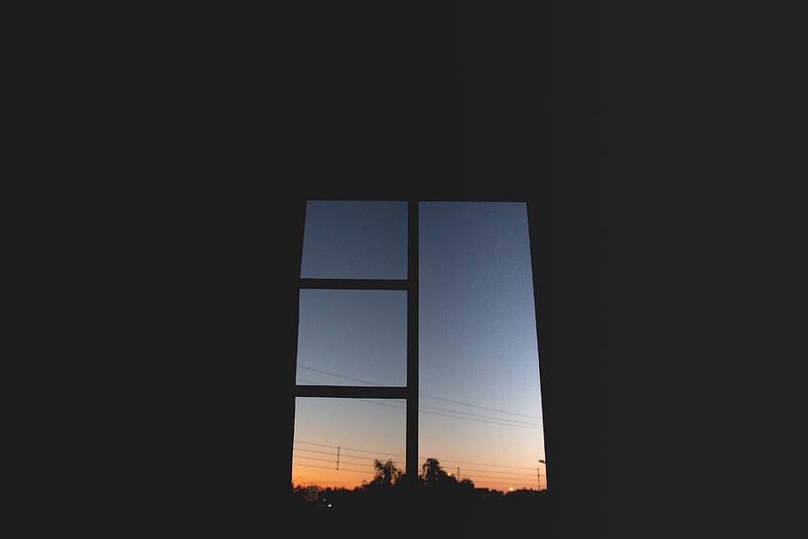 nature, window, outdoors, sunset, sky, architecture, building HD wallpaper